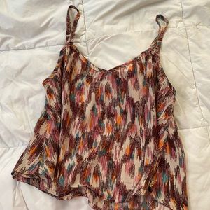 American Rag Cropped Flowy Tank Top